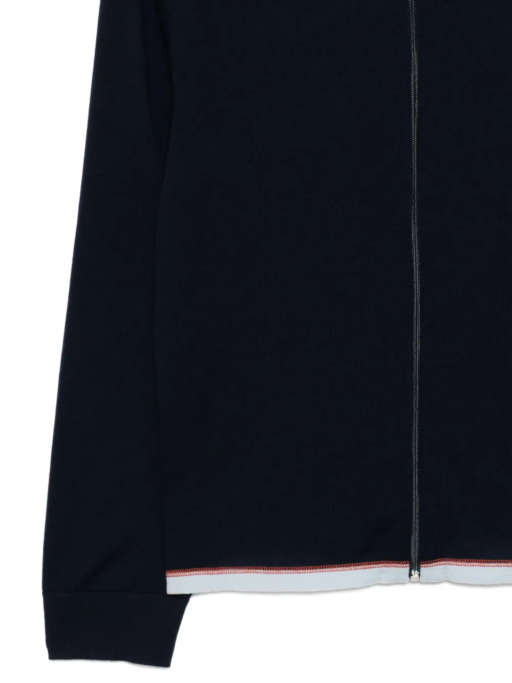 PS Paul Smith Vest van merinowol met rits Blauw