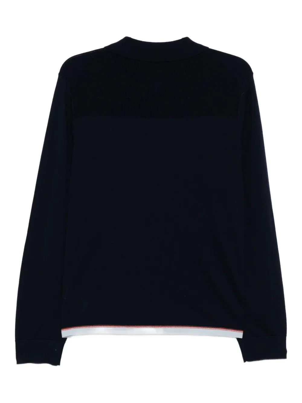 PS Paul Smith Vest van merinowol met rits Blauw