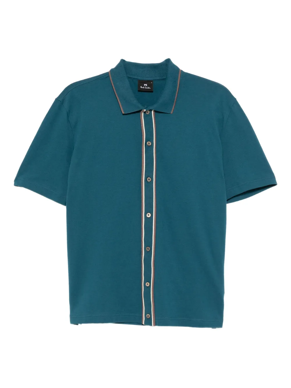 PS Paul Smith trim placket shirt | Blue | Image 1