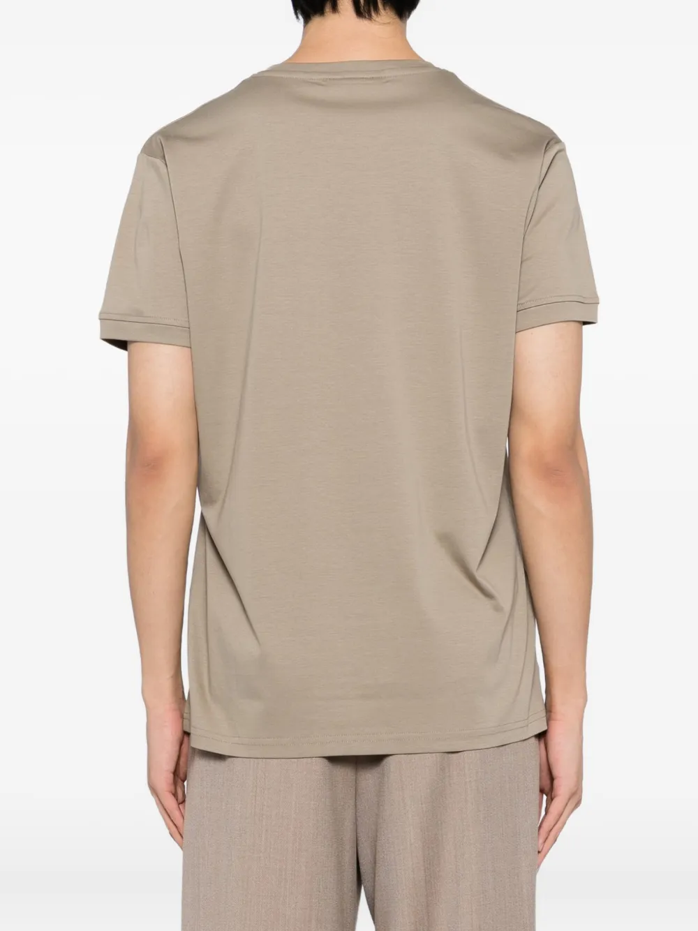 Raith Luxe Mercerized T-shirt In Brown