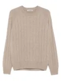Fileria ribbed crew-neck sweater - Neutrals