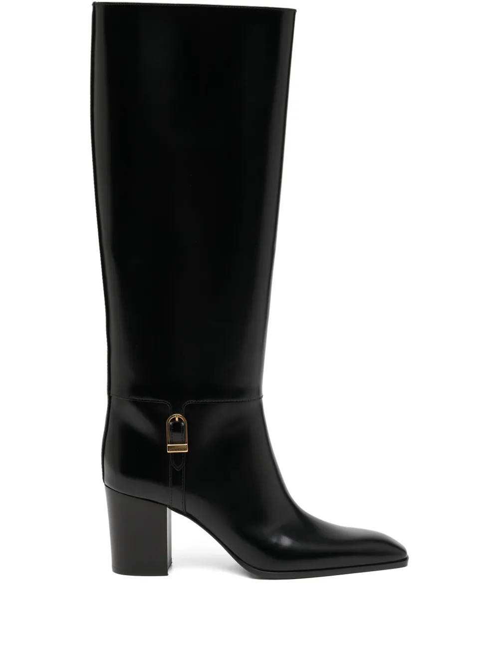 Saint Laurent 100 mm Hunter laarzen Zwart