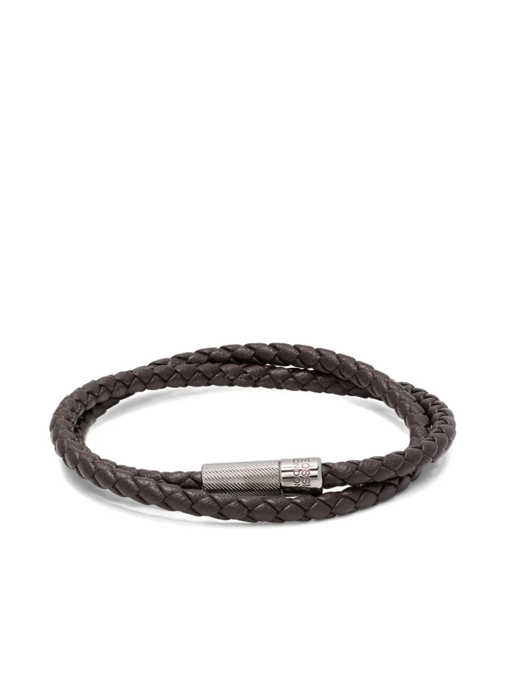 Tateossian Bracciale Pop-Rigato - Marrone