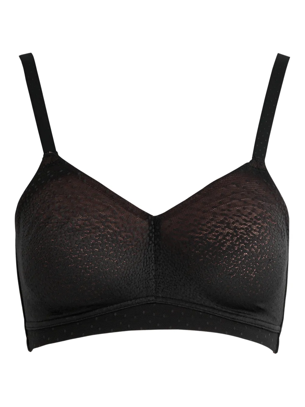 Wacoal polka-dot pattern bra - Nero