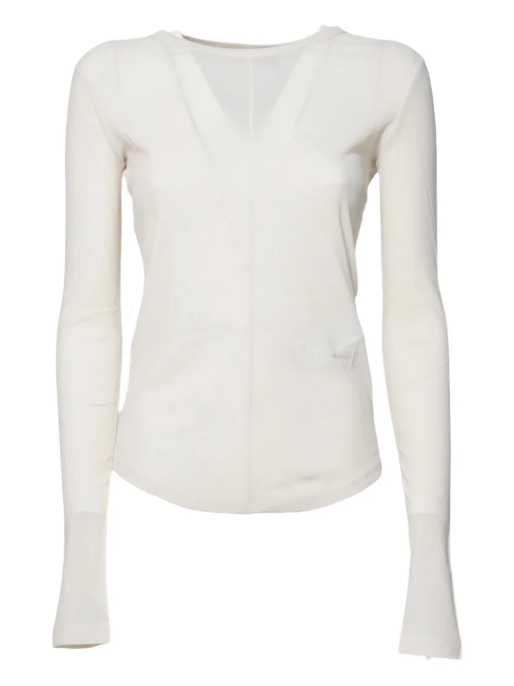 Weekend Max Mara Long-sleeve T-shirt In White