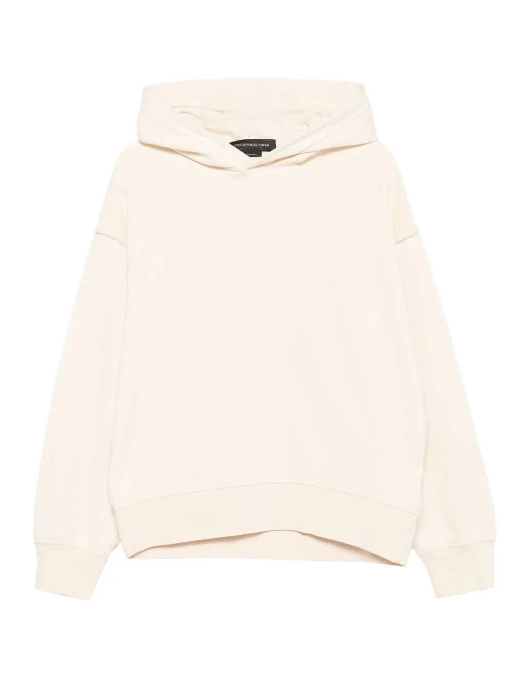 FEDERICO CINA Katoenen hoodie Beige