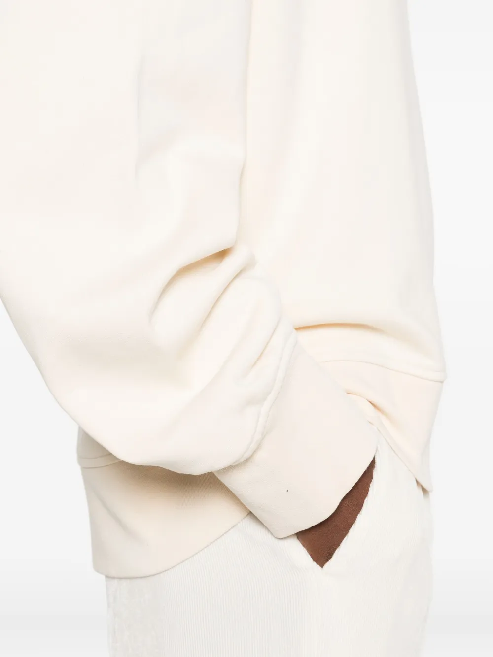FEDERICO CINA Katoenen hoodie Beige