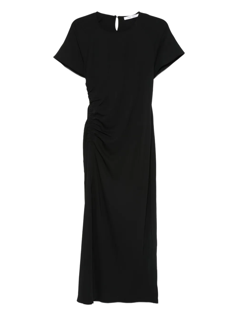 SAMSOE SAMSOE crew-neck midi dress | Black | Image 1