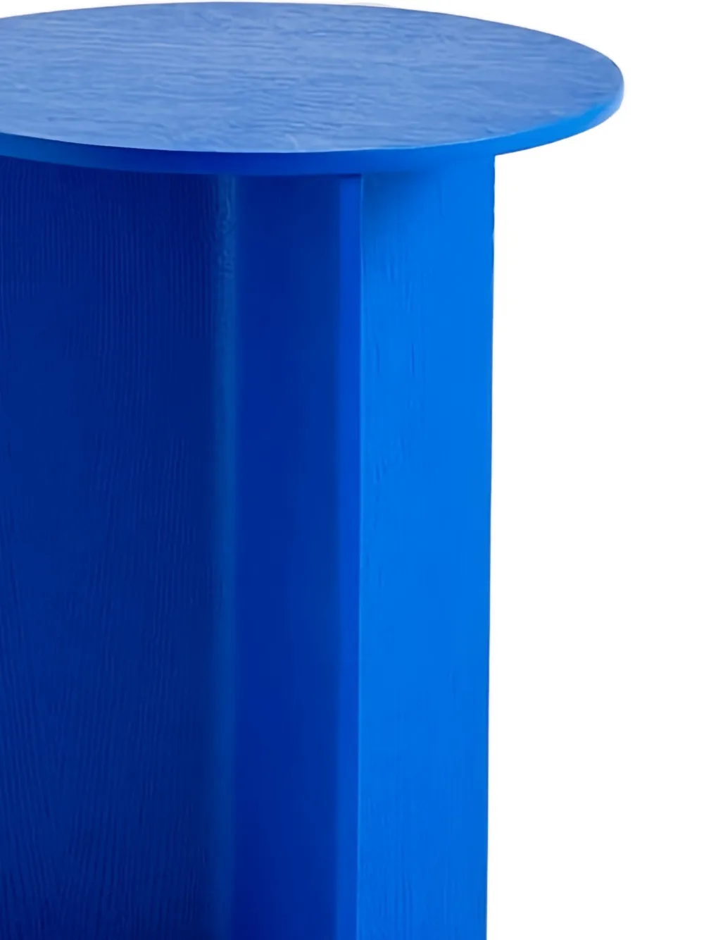 HAY round wood table - Blauw