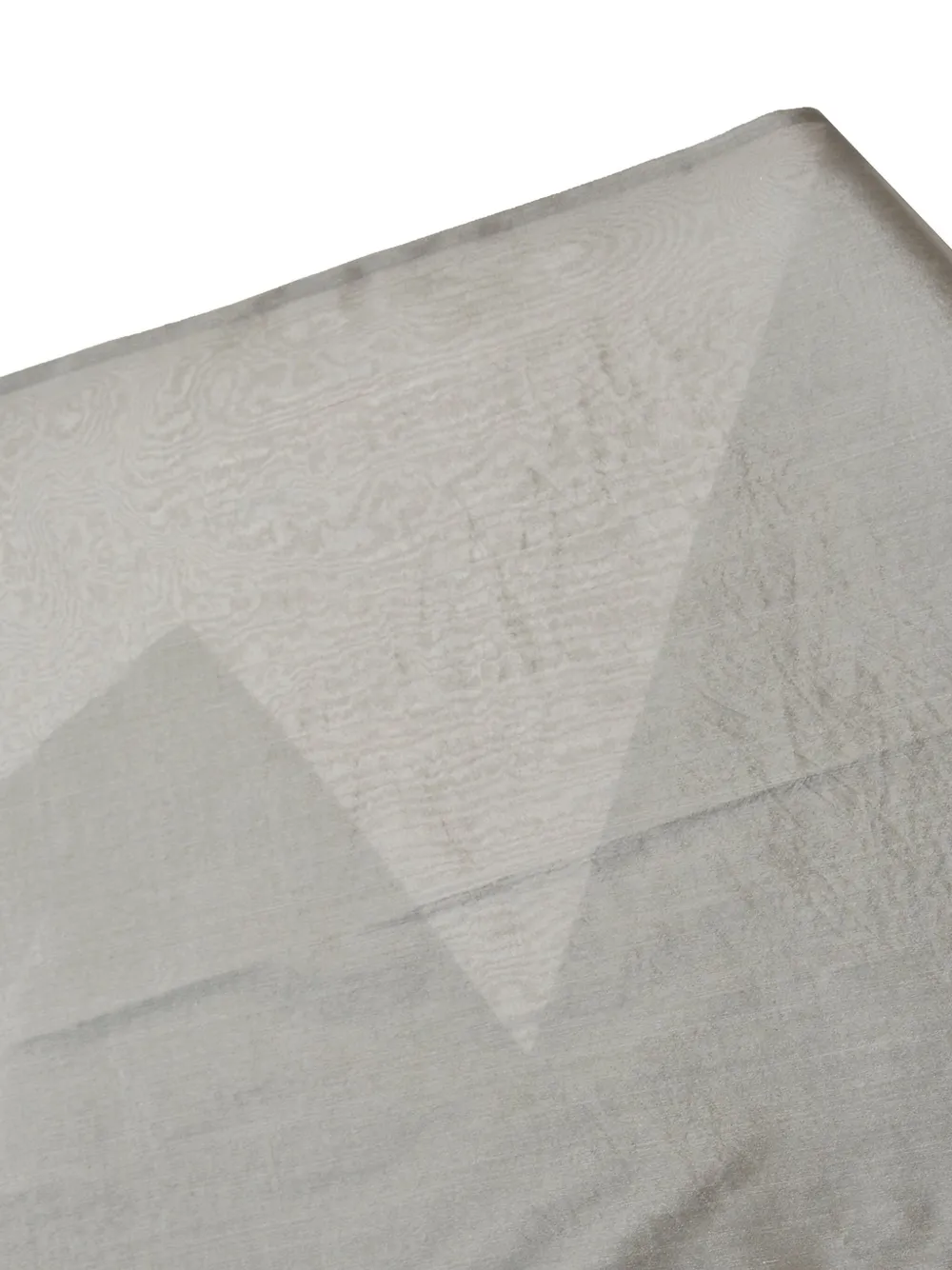 Max Mara geometric-shape scarf - Grijs