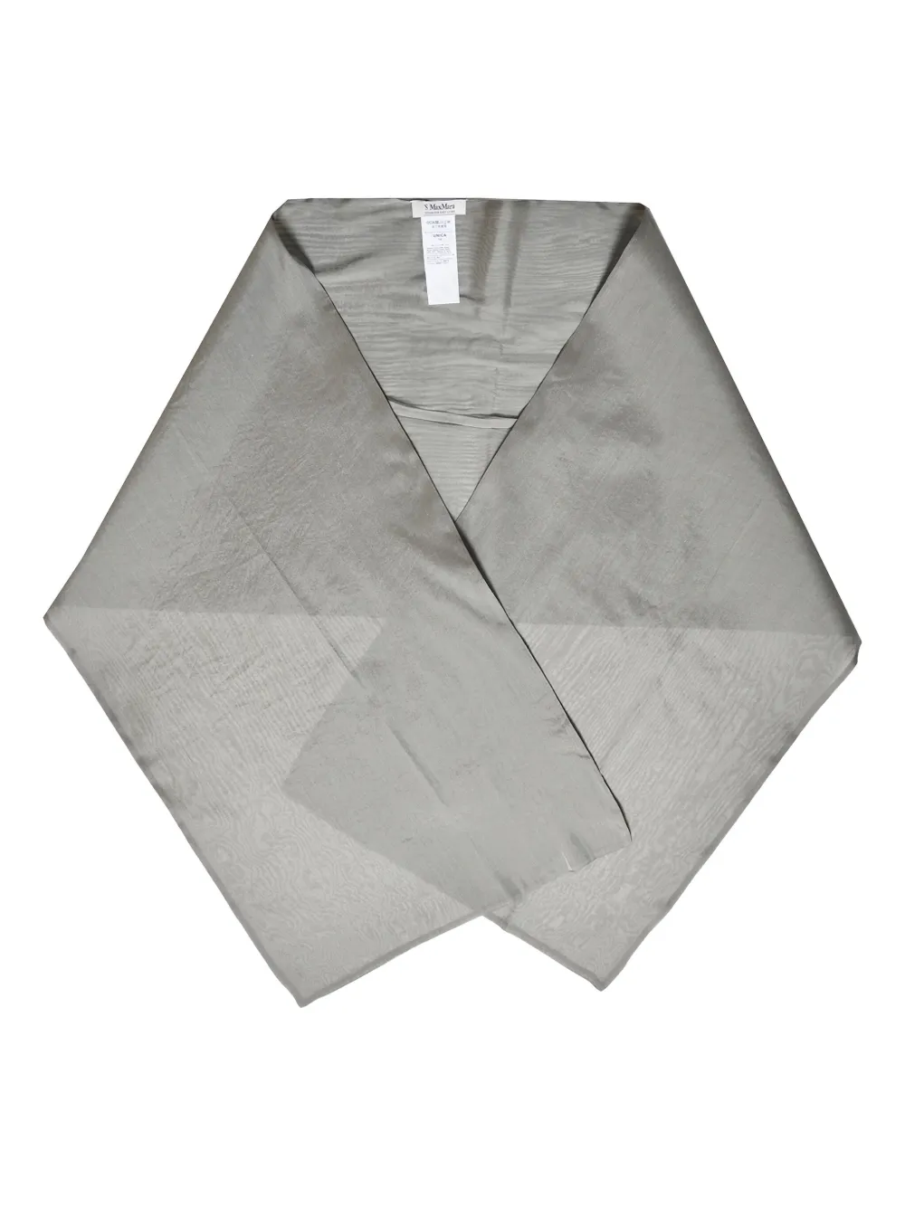 Max Mara geometric-shape scarf - Grigio
