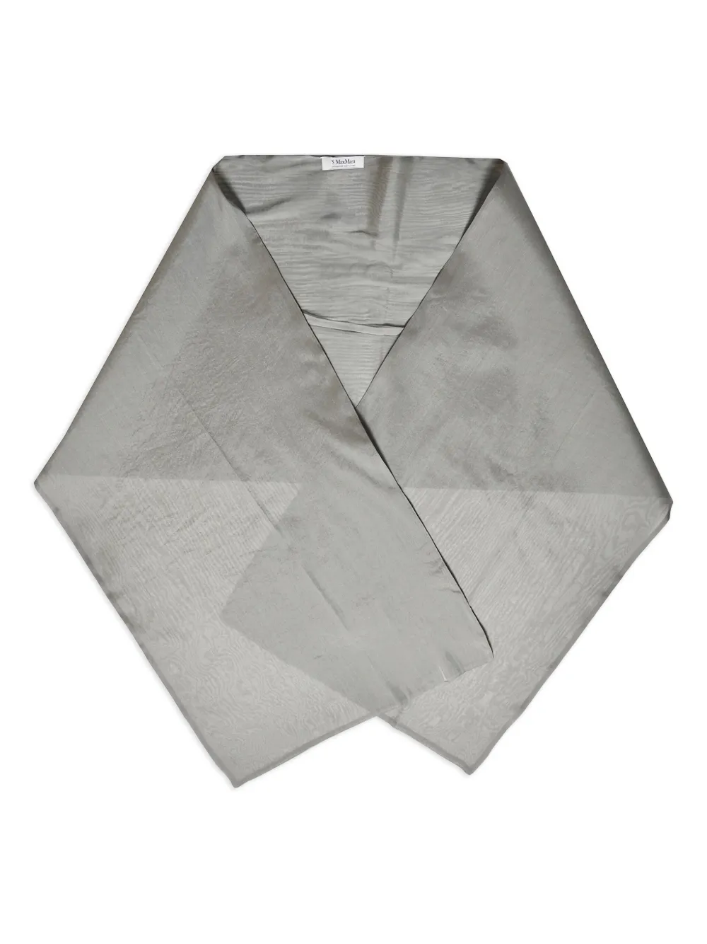 Max Mara Sjaal met geometrische vorm Grijs