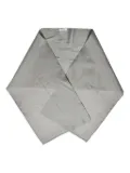 Max Mara geometric-shape scarf - Grey