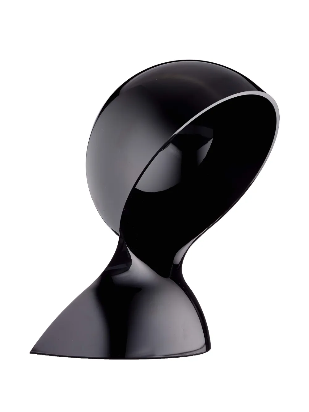 Artemide Dalù Dome-shaped Table Lamp In Black