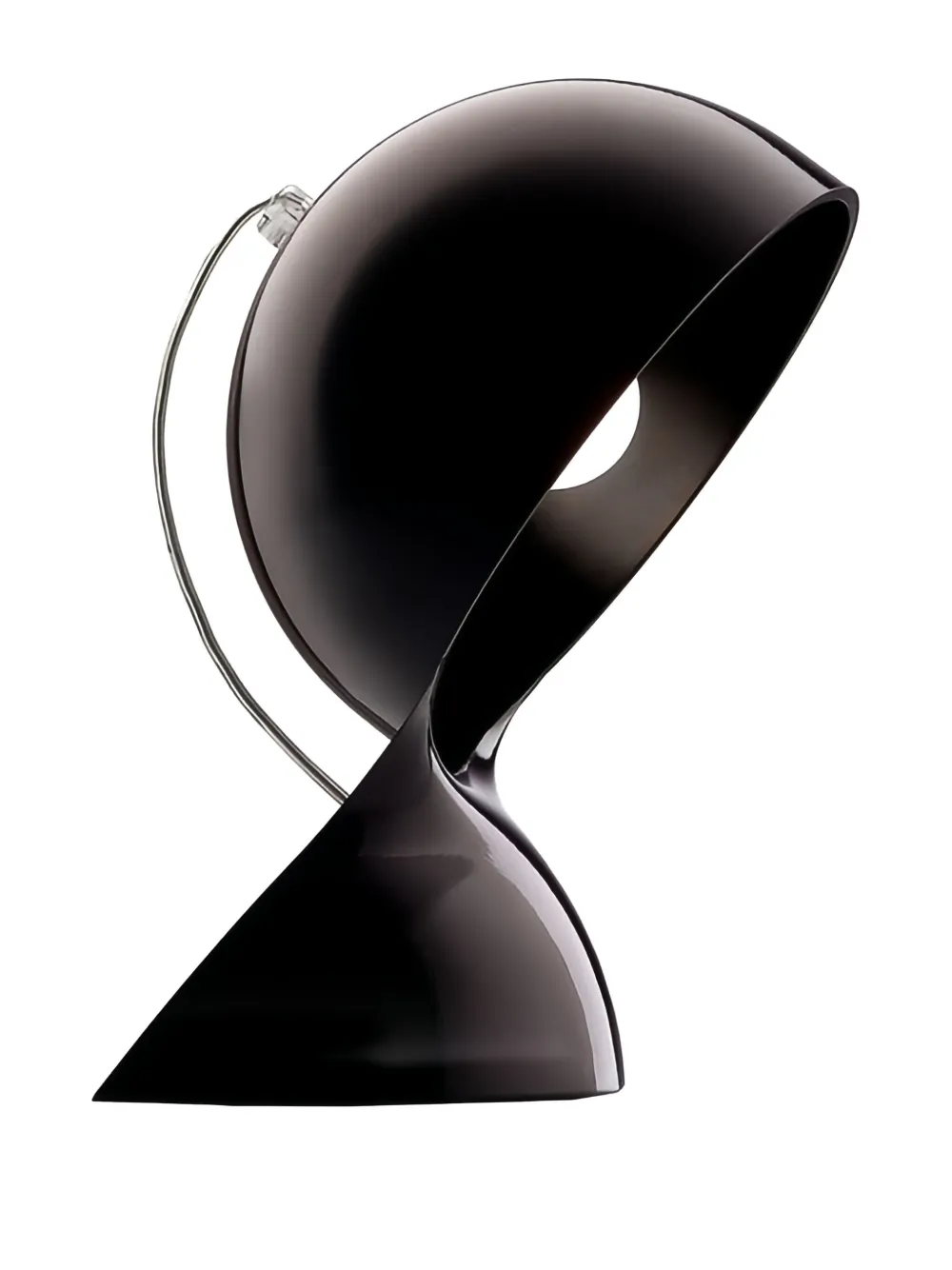 Artemide Dalù Dome-shaped Table Lamp In Black