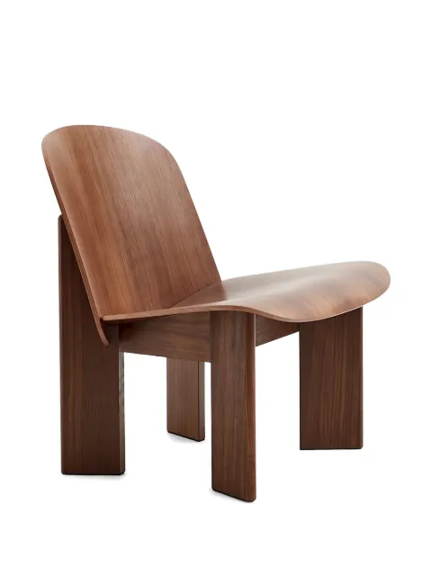 HAY lacquered solid walnut chair