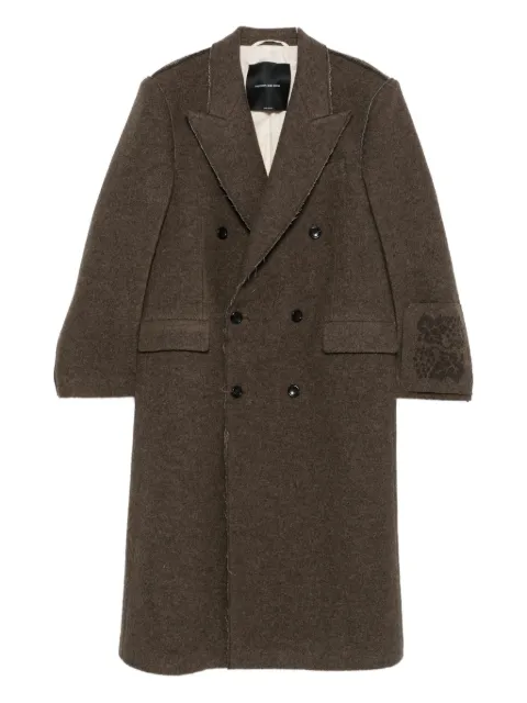 FEDERICO CINA double-breasted wool coat