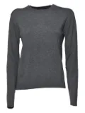 Weekend Max Mara round-neck long-sleeve top - Grey