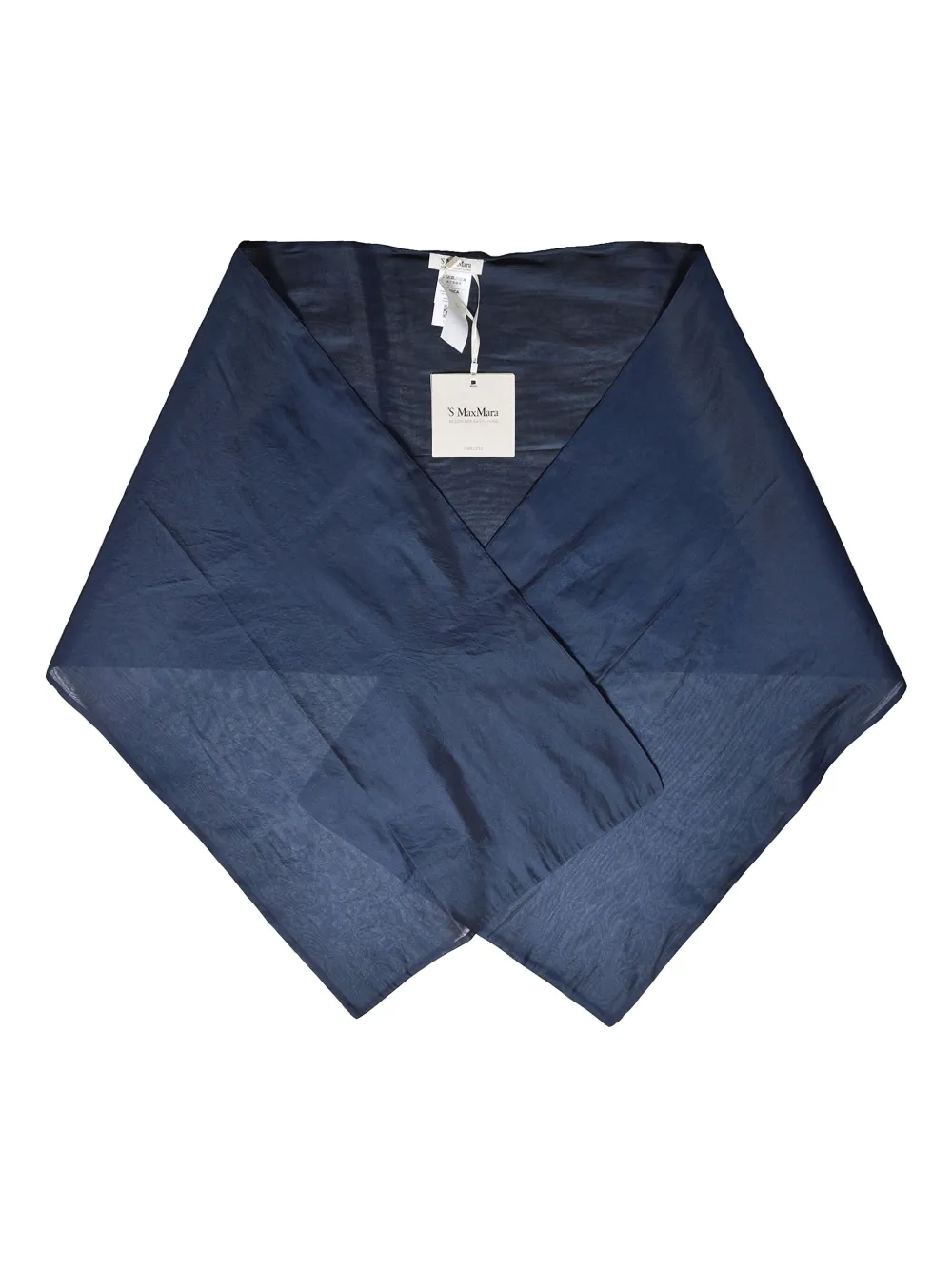 Max Mara Rectangular-shape Scarf In Blue