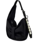 Simone Rocha mini Sling Bow beaded shoulder bag - Black