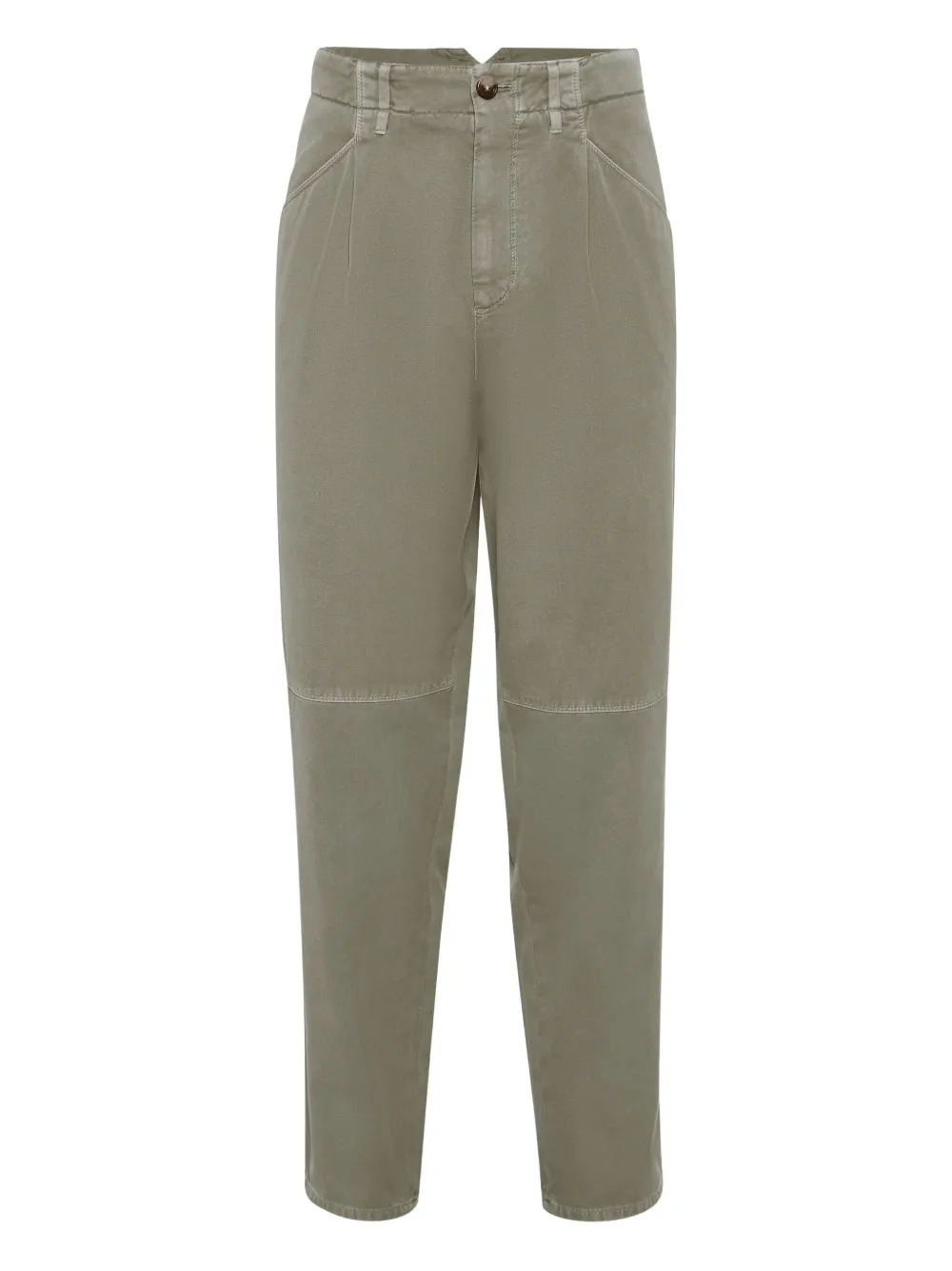 Brunello Cucinelli pleated pocket trousers Groen