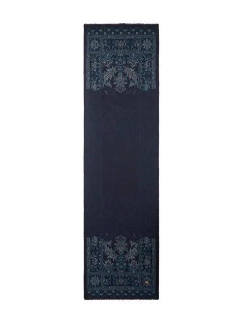 ETRO jacquard floral scarf