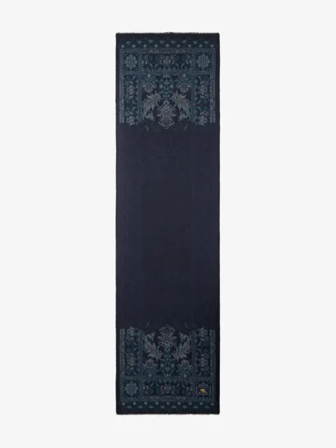 ETRO jacquard floral scarf
