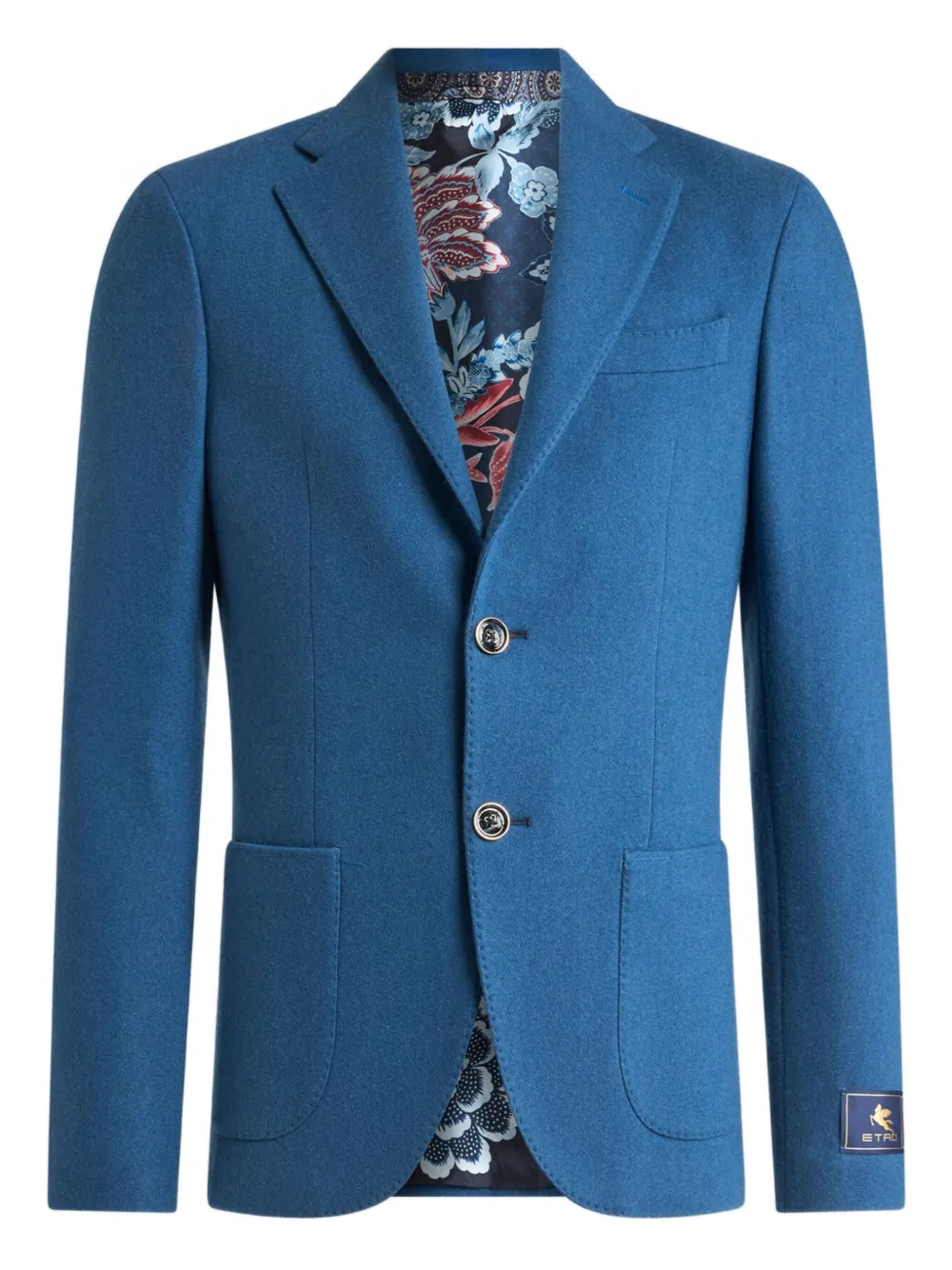 ETRO single-breasted blazer Blauw