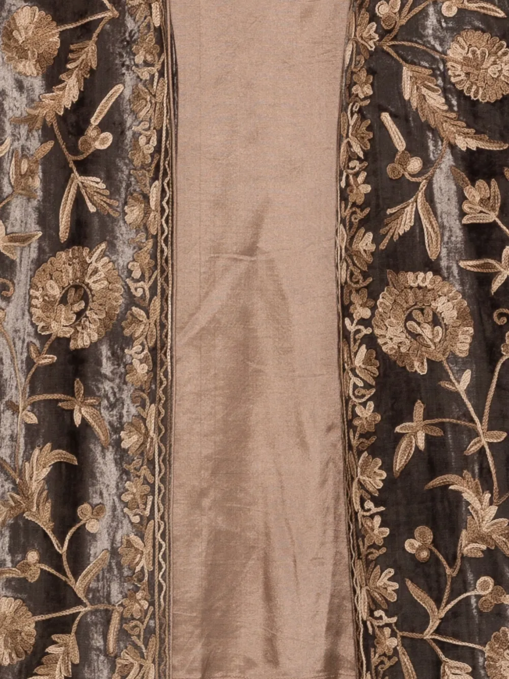 Seventy Fluwelen jas met borduurwerk Grijs