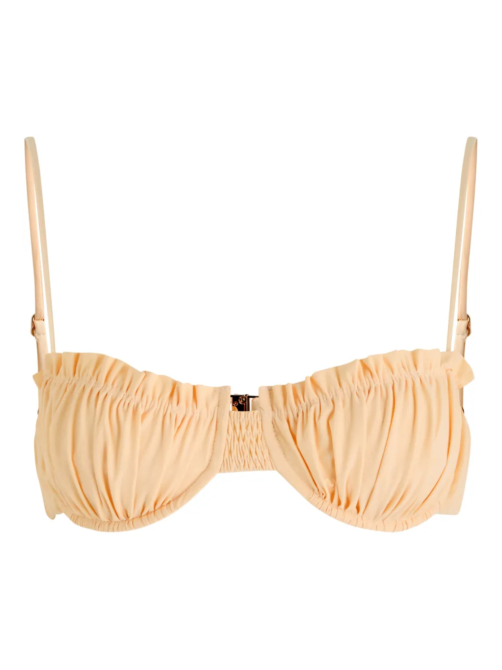Faithfull the Brand ruffled bikini top - Toni neutri