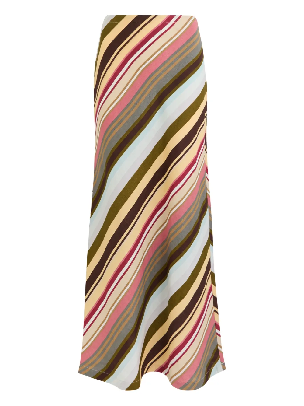 Faithfull the Brand Elise striped skirt - Toni neutri