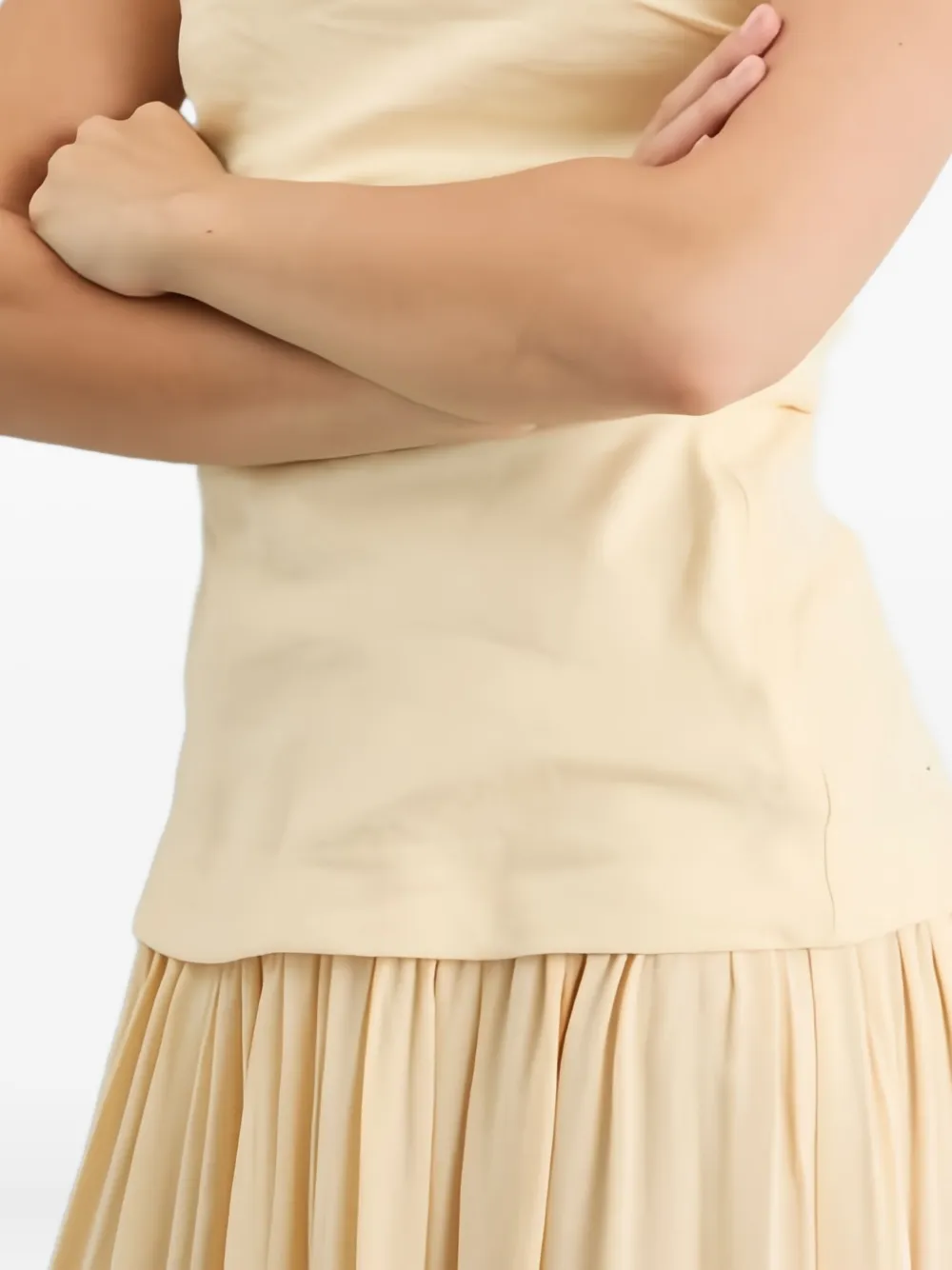 Faithfull the Brand Hedy maxi-jurk Geel