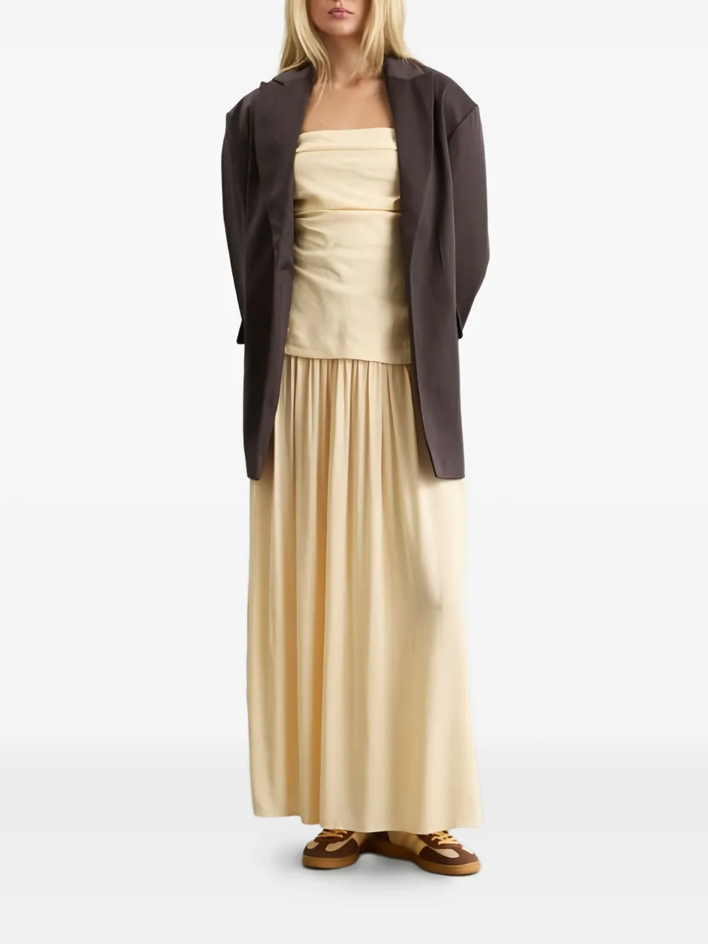 Faithfull the Brand Hedy maxi-jurk - Geel