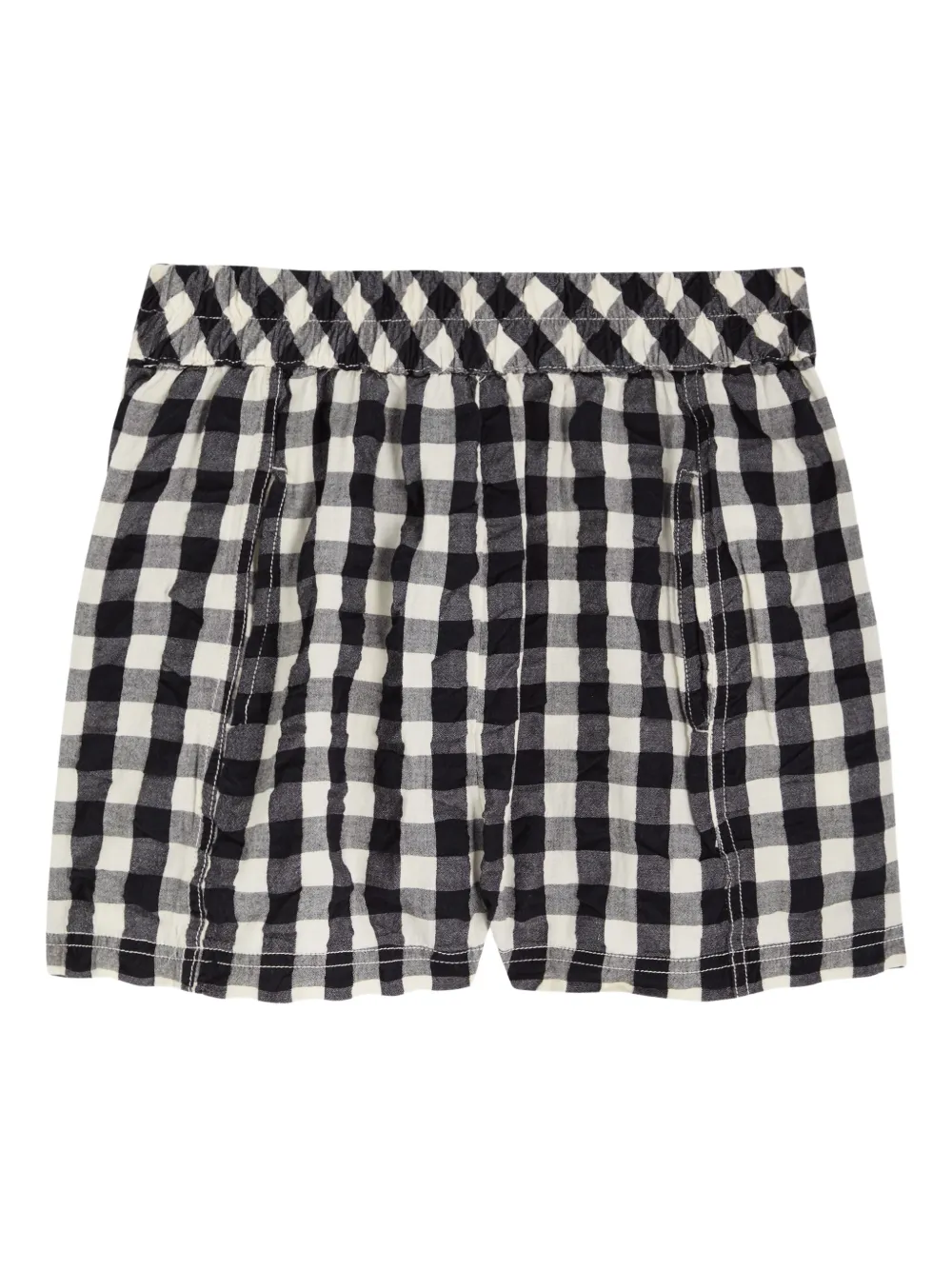 Free People checked shorts - Nero