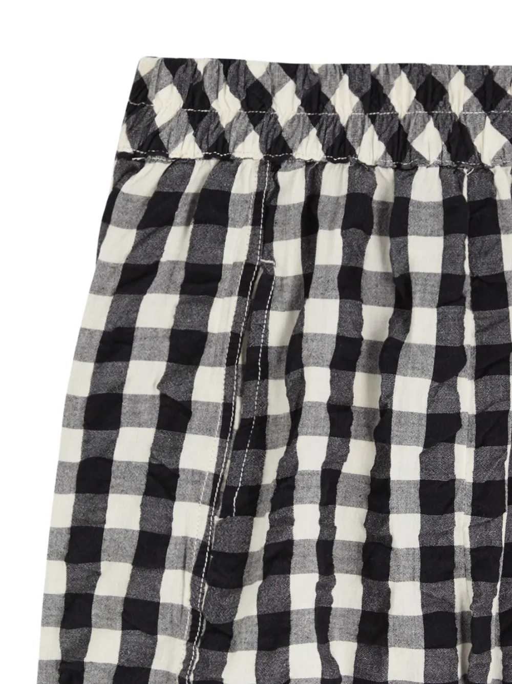  Free People Checked Shorts - Black 