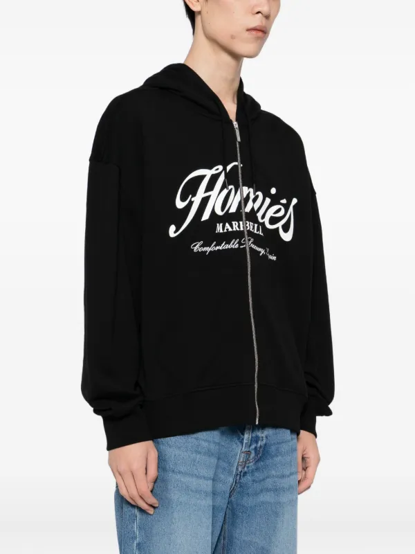 HOMIES MARBELLA Essentials ジップパーカー | ブラック | FARFETCH JP