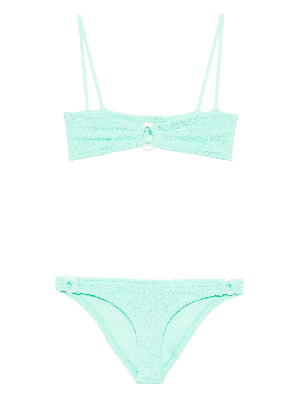Hunza G Bikini met parelmoeren Groen