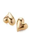 Jenny Bird Art Heart earrings - Gold