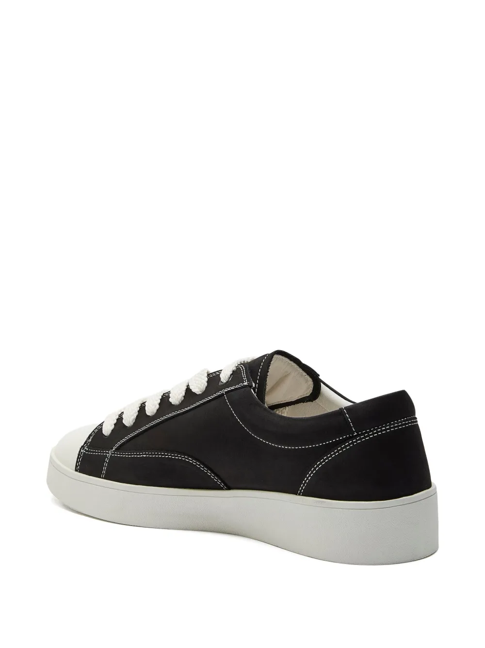 JUDE LLOW nubuck-leather stitching-detailing low-top sneakers | Low-Tops | Image 2
