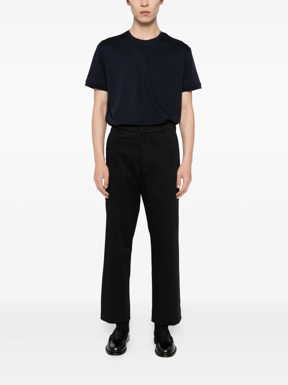 RAITH Gemerceriseerd T-shirt - Blauw