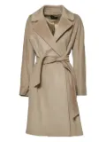 Weekend Max Mara belted lapel coat - Neutrals