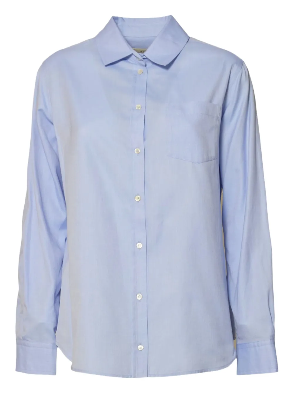 Weekend Max Mara Pocket Long-sleeve Shirt In Blue
