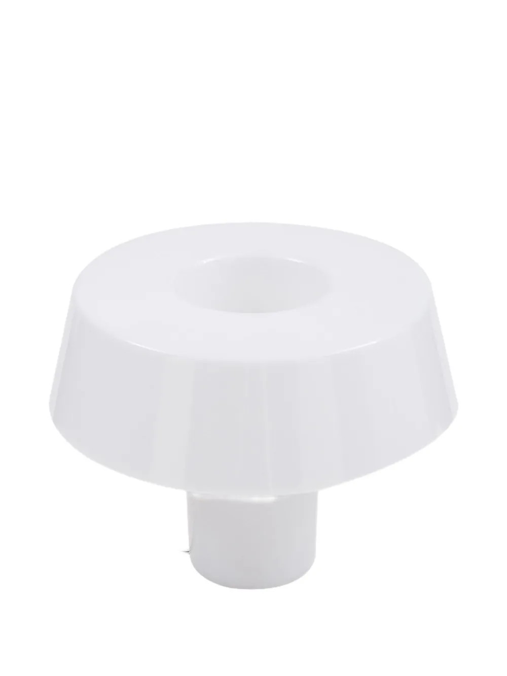 Artemide Glazed-finish Table Lamp In White