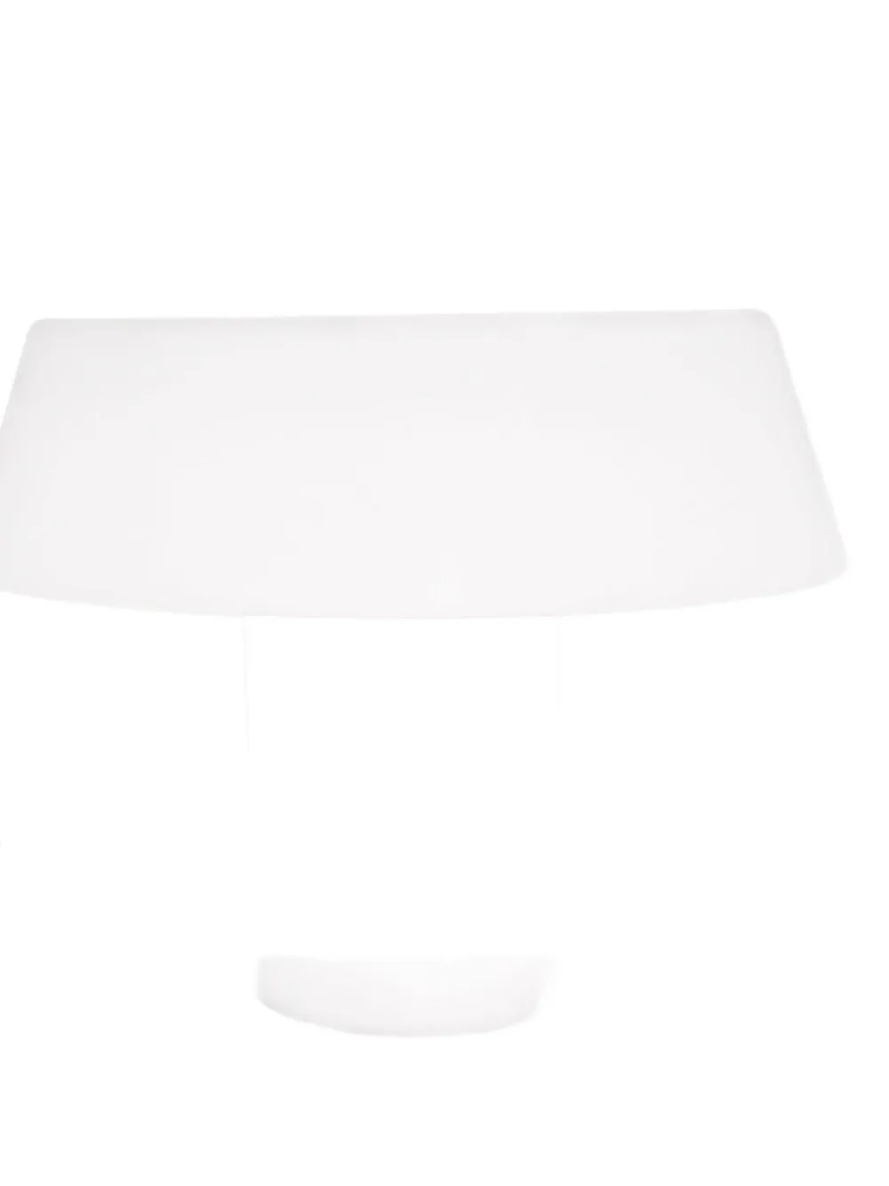 Artemide Glazed-finish Table Lamp In White