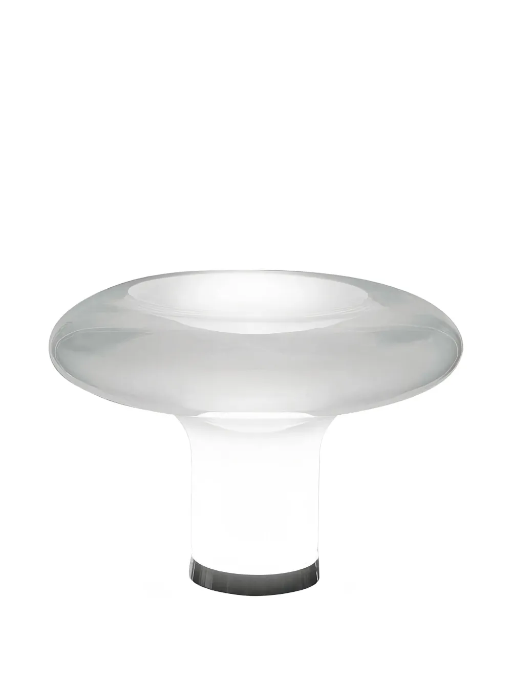 Artemide Lesbo Glass Table Lamp In White