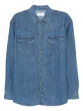 Lardini double-pocket denim shirt - Blue