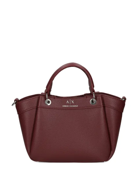 Armani Exchange small logo-print tote bag