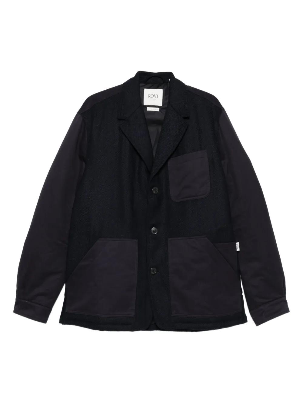 ROVI lucca patch-pocket three-button jacket | Blue | Image 1