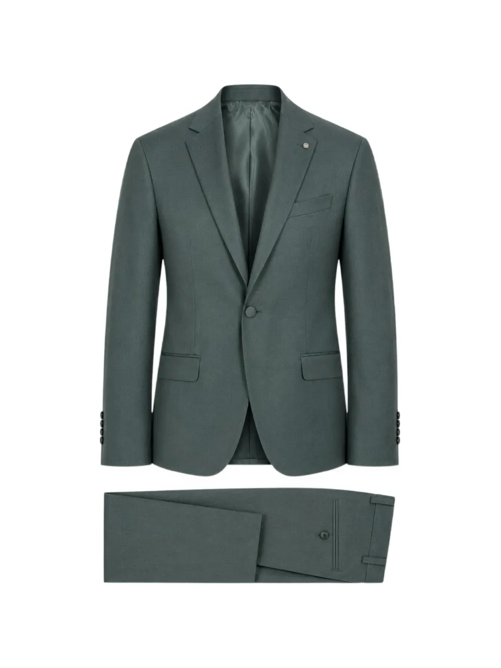 ETIEM TEXTIL S.L. notched-lapel single-breasted suit - Verde
