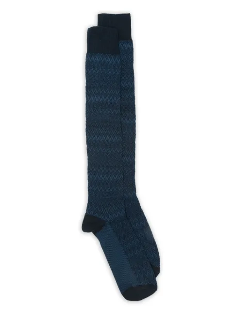 Missoni zigzag knee-high socks